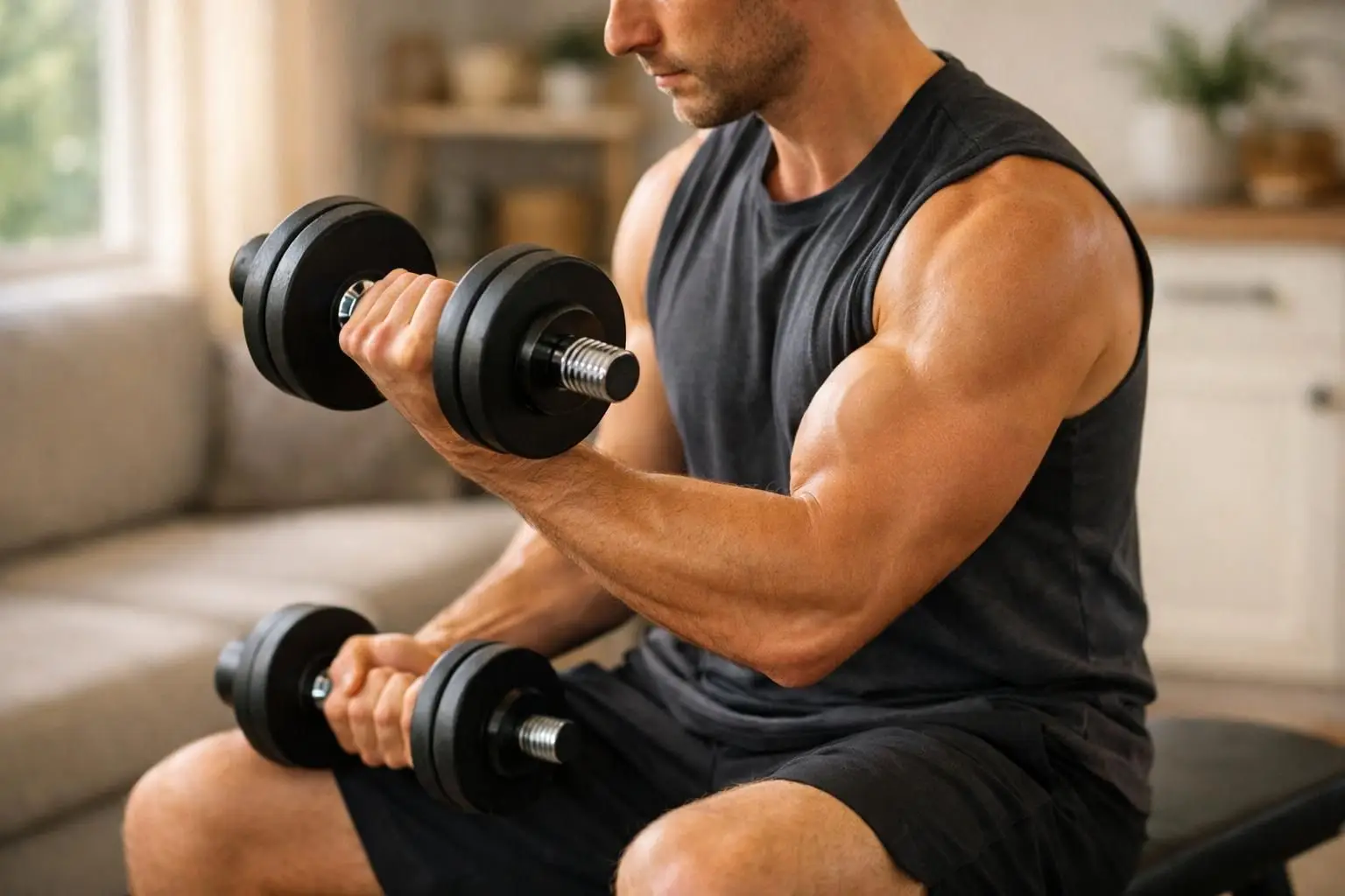 Vežbe za ruke: kompletan vodič za biceps, triceps i ramena (kod kuće i u teretani)